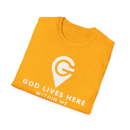 God Lives Here Unisex Softstyle T-Shirt