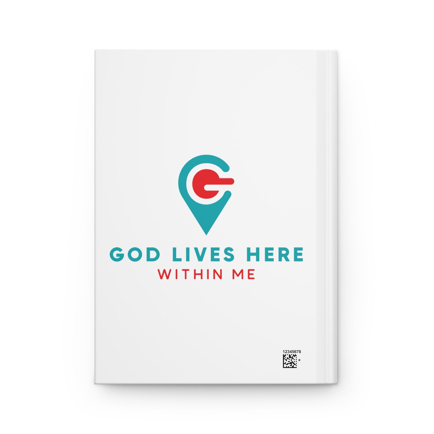 God Lives Here Hardcover Journal Matte