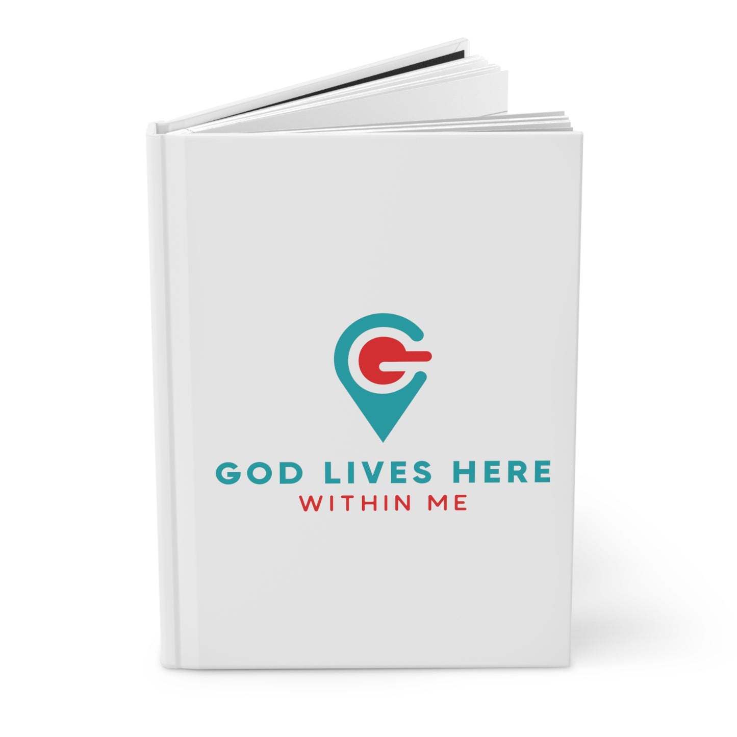 God Lives Here Hardcover Journal Matte