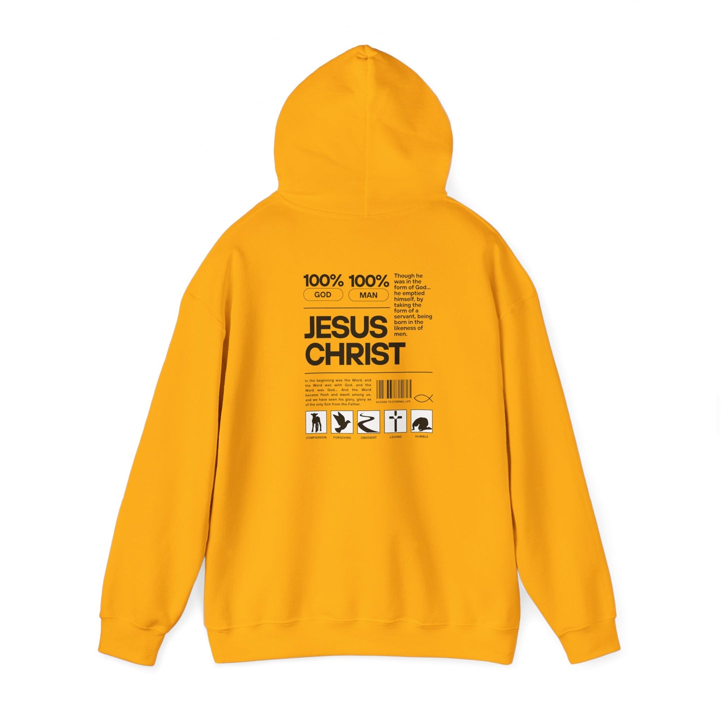 Yeshua Unisex Hoodie (Black Design)