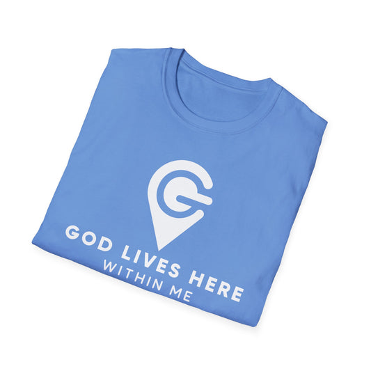 God Lives Here Unisex Softstyle T-Shirt