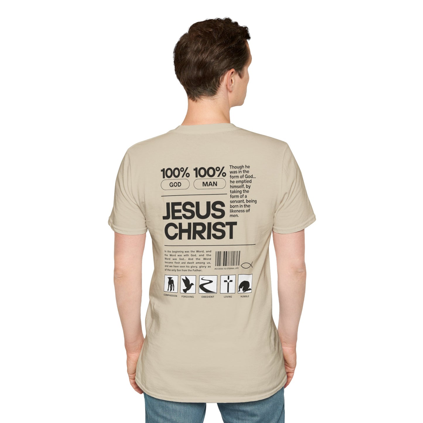 Yeshua Unisex T-Shirt (Black Design)