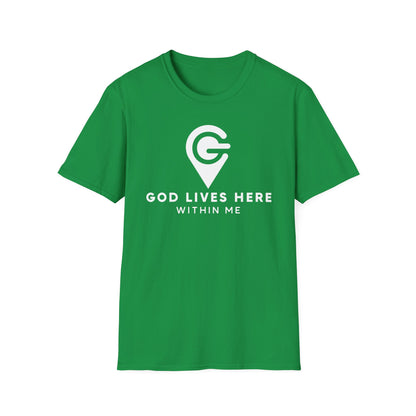 God Lives Here Unisex Softstyle T-Shirt