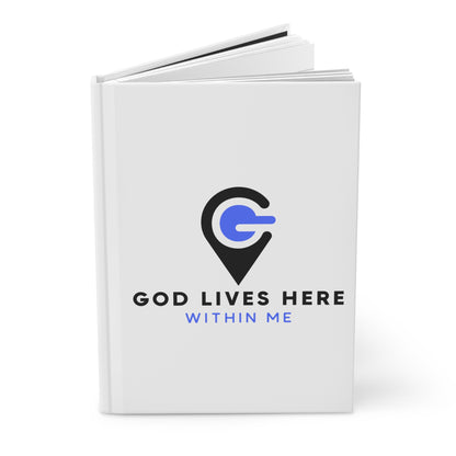 God Lives Here Hardcover Journal Matte