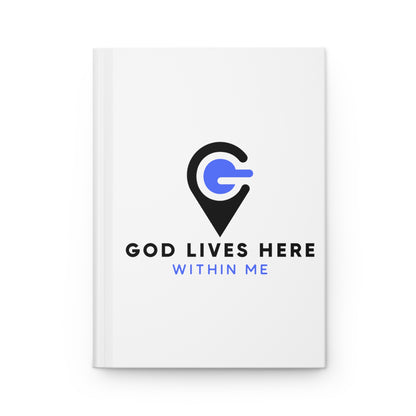 God Lives Here Hardcover Journal Matte