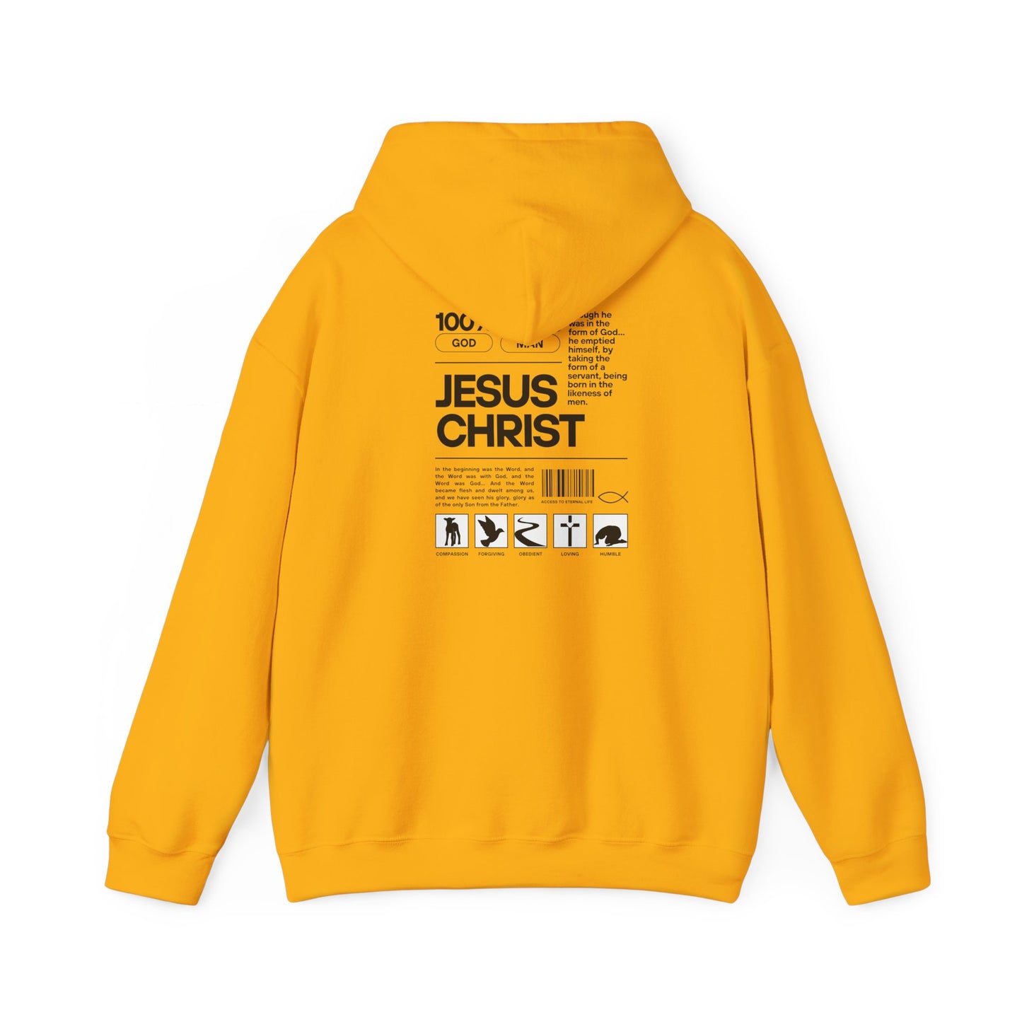 Yeshua Unisex Hoodie (Black Design)