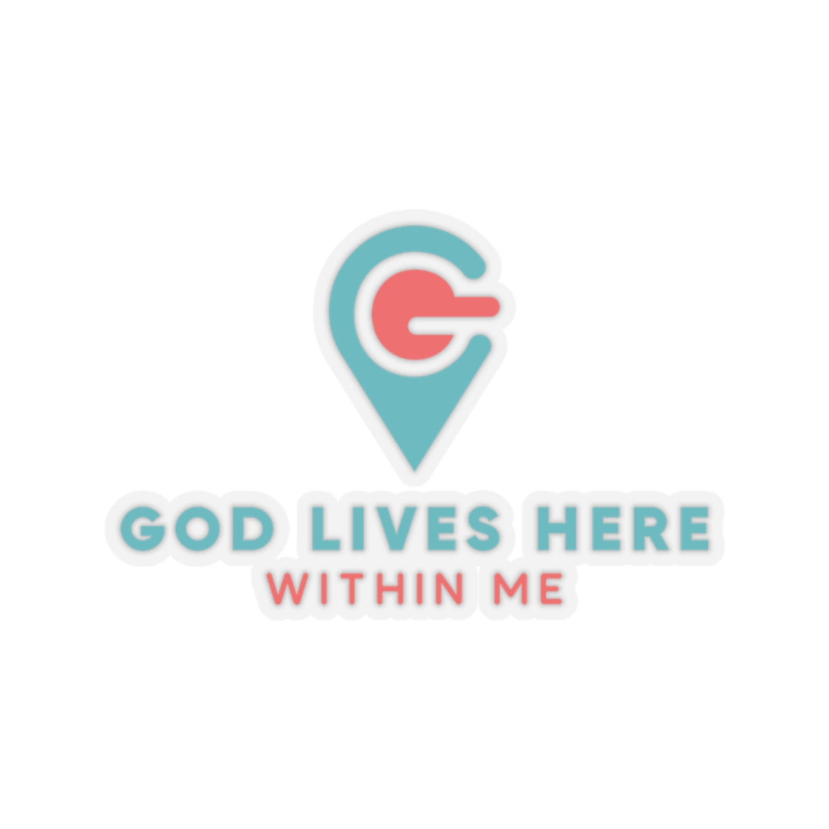 God Lives Here Kiss-Cut Stickers