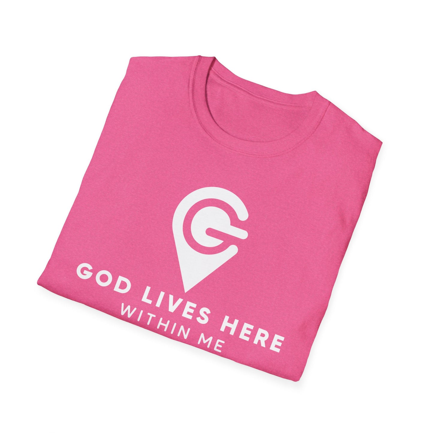 God Lives Here Unisex Softstyle T-Shirt