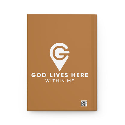 God Lives Here Hardcover Journal Matte