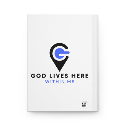 God Lives Here Hardcover Journal Matte