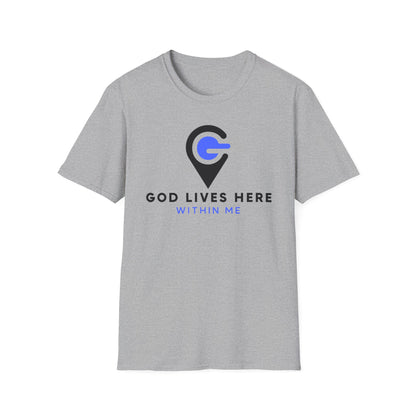 God Lives Here Unisex Softstyle T-Shirt