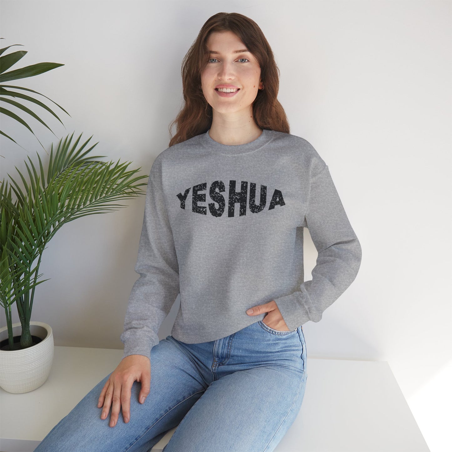 Yeshua Unisex Sweatshirt (Black Design)