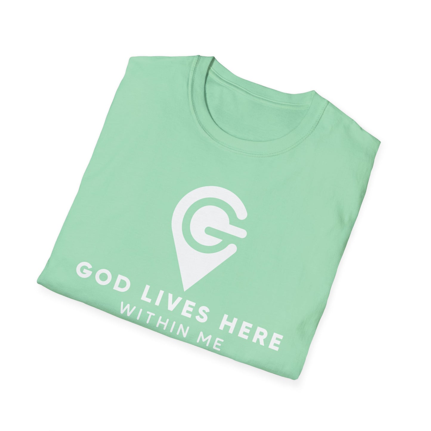 God Lives Here Unisex Softstyle T-Shirt